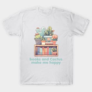 Books with Plants T-Shirt